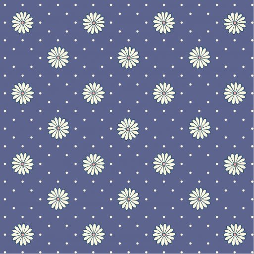 Gaby dances at night art nouveau surface patern design topieart Gabrielle