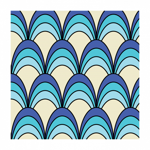 blue vibes surface pattern design topieart guappalouppa